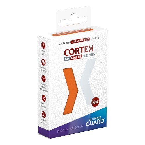 Ultimate Guard Cortex Koszulki Matte Japanese Size (60) - Orange