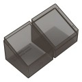 Ultimate Guard Pudełko Boulder na Karty 100+ Clear - Onyx