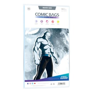 Ultimate Guard Koszulki do komiksów Comic Resealable (100) - Silver Size