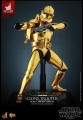 Hot Toys Star Wars 1/6 Clone Trooper (Gold Chrome Version) Exclusive Figurka 30 cm