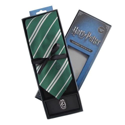 Przypinka Cinereplicas Harry Potter Tie & Metal Deluxe Pudełko Slytherin