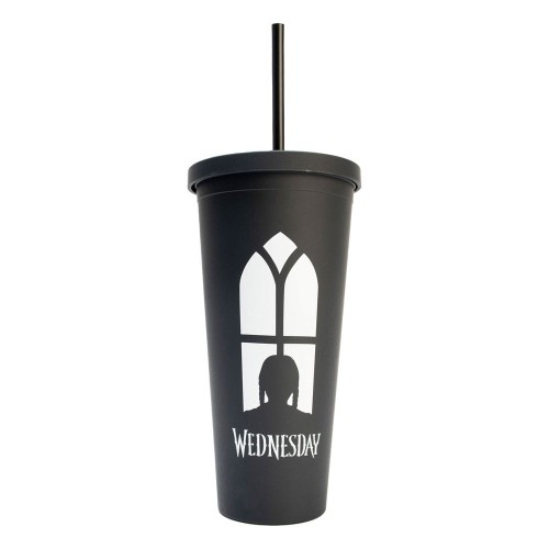 Blue Sky Studios Wednesday Tumbler with Straws 485 ml