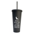 Wednesday Tumbler with Straws 485 ml Blue Sky Studios