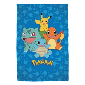 Pokemon Koc polarowy Starter Pokemon 130 x 160 cm