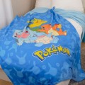 Pokemon Koc polarowy Starter Pokemon Herding 130 x 160 cm