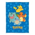 Pokemon Koc polarowy Starter Pokemon Herding 130 x 160 cm