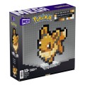 Zestaw Pokemon MEGA Klocki Eevee Pixel Art Mattel