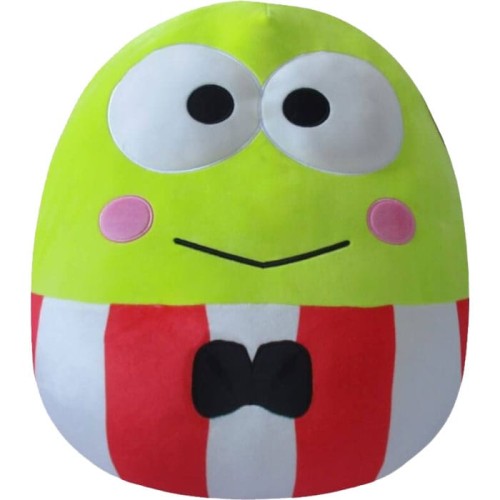 Squishmallows-Maskotka-Figurka-Sanrio-Core-Keroppi-Red-Striped-Suit-25-cm