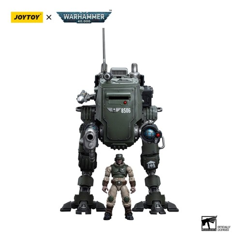 Figurka Joy Toy (CN) Warhammer 40k 1/18 Astra Militarum Cadian Armoured Sentinel 12 cm