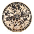 Przypinka FaNaTtik Dungeons & Dragons Badge Alignment Spinner Coloured Limited Edition