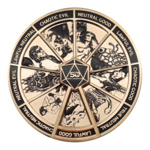 Dungeons & Dragons Przypinka Badge Alignment Spinner Coloured Limited Edition