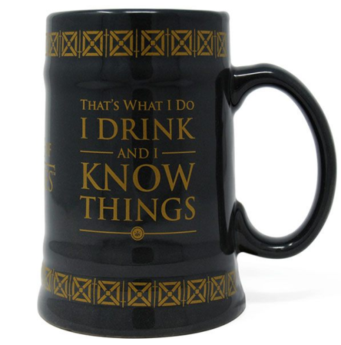 Kufel Gra o Tron I Drink and Knows Things.jpg