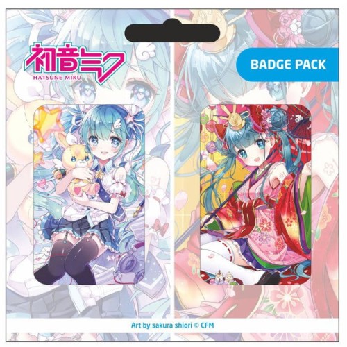 Przypinka POPbuddies Hatsune Miku Badges 2-Pack Set B