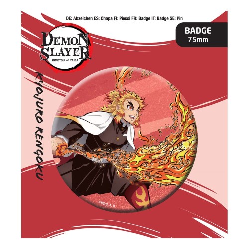 Przypinka POPbuddies Demon Slayer: Kimetsu no Yaiba Badge Kyojuro Rengoku