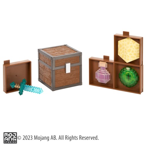 Noble Collection Minecraft Loot Chest The End 10 cm