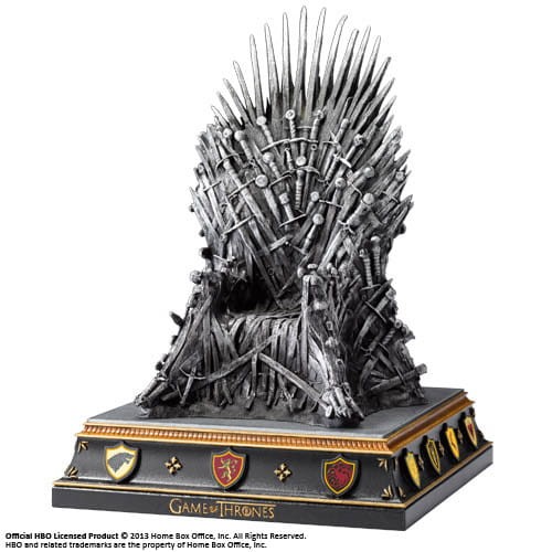 of Thrones Iron Throne Bookend Gra Noble Collection 19 cm