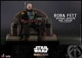 Star-Wars:-The-Mandalorian-Action-Figurka-1/6-Boba-Fett-Repaint-Armor-and-Throne-Special-Edition-30-cm