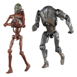 Star Wars Episode II Black Series Action Figurka 2-Pack C-3PO (B1 Battle Droid Body) & Super Battle Droid 15 cm