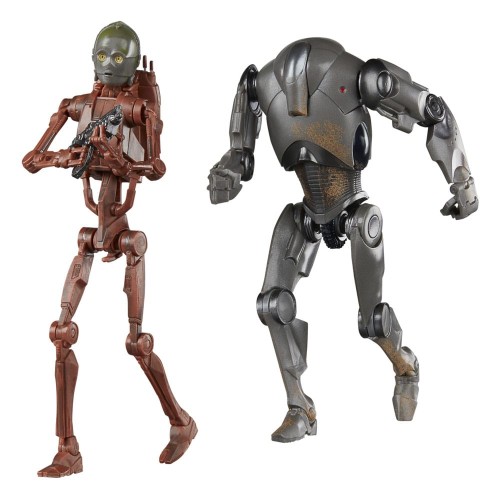 Figurka Hasbro Star Wars Episode II Black Series 2-Pack C-3PO (B1 Battle Droid Body) & Super Battle Droid 15 cm