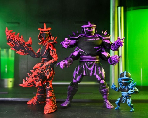 Teenage-Mutant-Ninja-Turtles-(Mirage-Comics)-Action-Figurki-Shredder-Clones-Pudełko-Set-18-cm