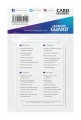 Card Dividers Przedziałki na Standard Size (10) - White Karty Ultimate Guard
