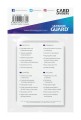 Card Dividers Przedziałki na Standard Size (10) - Transparent Karty Ultimate Guard