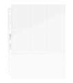 Ultimate Guard 9-Pocket Pages Top-Loading (100) - Transparent