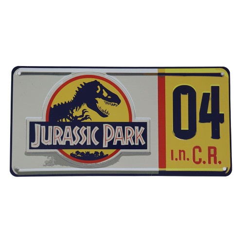 Replika FaNaTtik Jurassic Park 1/1 Dennis Nedry License Plate