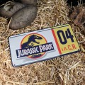 FaNaTtik Replika Jurassic Park 1/1 Dennis Nedry License Plate