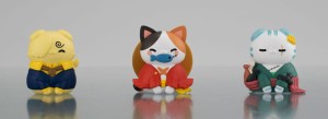 One Piece Mega Cat Project Trading Figurka 3-Pack Nyan Piece Nyan! Happy Trio 2024 Limited Ver. 3 cm