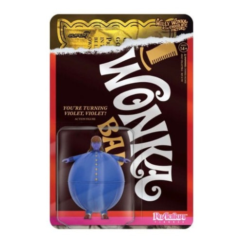 Figurka Super7 Willy Wonka and the Chocolate Factory (1971) ReAction Wave 03 Violet Beauregarde (Blueberry) 10 cm