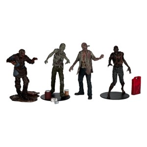 The Walking Dead Action Figurki 4-Pack Walkers 13 cm