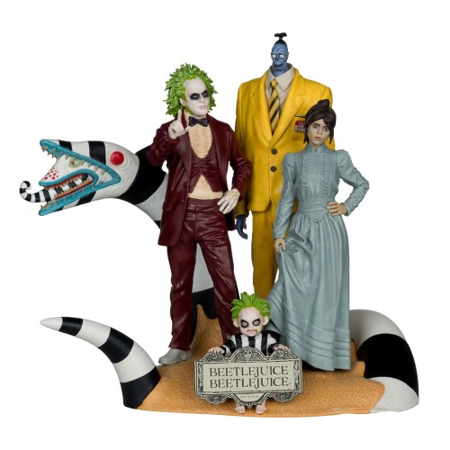 McFarlane Toys Beetlejuice Beetlejuice Movie Maniacs PVC Statue 4-Pack 15 cm