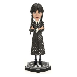 Figurka NECA Wednesday Head Knocker Bobble-Head Wednesday Addams 21 cm
