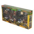 Teenage Mutant Ninja Turtles (Cartoon) Action 4-Pack Punk Turtles Figurki NECA 18 cm