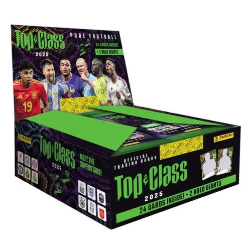 Panini FIFA Top Class 2025 Trading Cards Fat Packs Display (10)