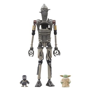Star Wars: The Mandalorian Vintage Collection Hasbro Action Figurka 3-Pack IG-12, Grogu & Anzellan 10 cm