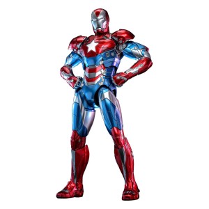 Marvel Comic Diecast Masterpiece Action Figurka 1/6 Iron Patriot Hot Toys Exclusive 32 cm