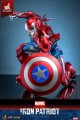 Marvel-Comic-Diecast-Masterpiece-Action-Figurka-1/6-Iron-Patriot-Hot-Toys-Exclusive-32-cm