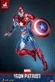 Marvel-Comic-Diecast-Masterpiece-Action-Figurka-1/6-Iron-Patriot-Hot-Toys-Exclusive-32-cm