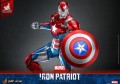 Marvel-Comic-Diecast-Masterpiece-Action-Figurka-1/6-Iron-Patriot-Hot-Toys-Exclusive-32-cm