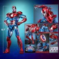 Marvel-Comic-Diecast-Masterpiece-Action-Figurka-1/6-Iron-Patriot-Hot-Toys-Exclusive-32-cm