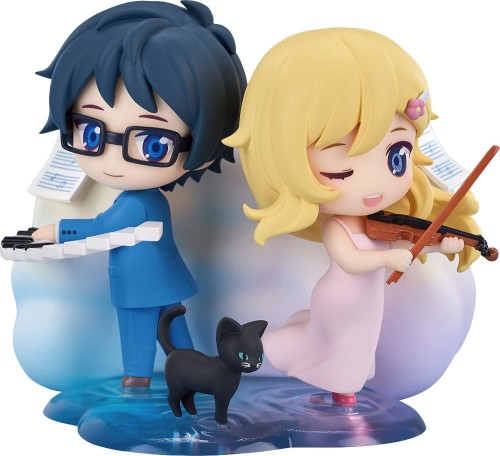 Figurka Good Smile Company Your Lie in April Qset Mini- 2-Pack Kaori Miyazono & Kosei Arima 9 cm