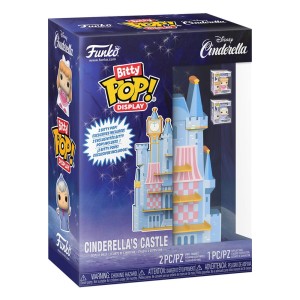 Disney Bitty POP! Display with 2 Vinyl Figurka Cinderella's Castle