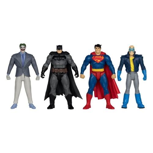 Figurka McFarlane Toys DC Direct Page Punchers 4-Pack Batman & Son of Batman & Superman & Joker 7 cm