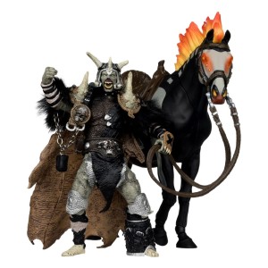 Spawn Figurka Bloodaxe with Horse (Spawn: The Dark Ages) (McFarlane Toys 30th Anniversary) (Gold Label) 18 cm