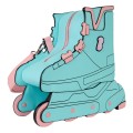 Torebka Mattel Classic by Barbie Figural Skate Loungefly