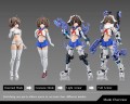 Kotobukiya Megami Device Plastic Model do Złożenia 1/1 Popiersieer Gunner Lalka 16 cm