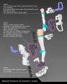Kotobukiya Lalka Megami Device Plastic Model do Złożenia 1/1 Popiersieer Gunner 16 cm