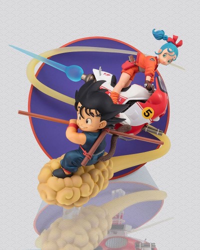 Figurka Bandai Tamashii Nations Dragon Ball Figuarts ZERO PVC Statuetka Son Goku & Bulma 18 cm
